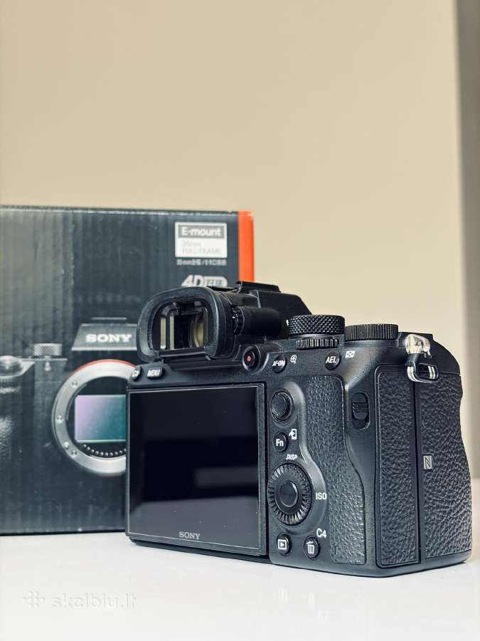 Parduodamas Sony a7 III body su 800 Shutter count! - nuotraukos Nr. 7