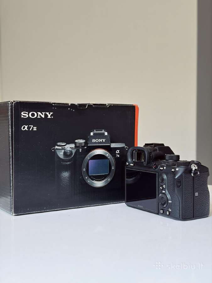 Parduodamas Sony a7 III body su 800 Shutter count! - nuotraukos Nr. 8