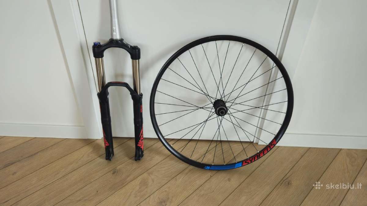 Orinė šakė Rockshox Recon Silver Rl 150mm + ratas - nuotraukos Nr. 6