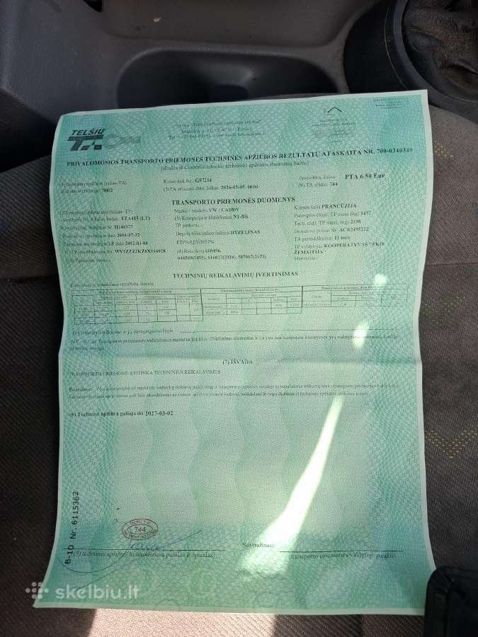 VW Caddy su šaldymo įranga - nuotraukos Nr. 7