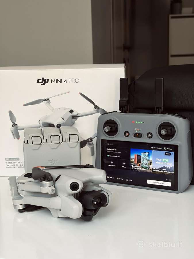 Parduodamas Dji mini 4 pro More Combo dronas! - nuotraukos Nr. 2