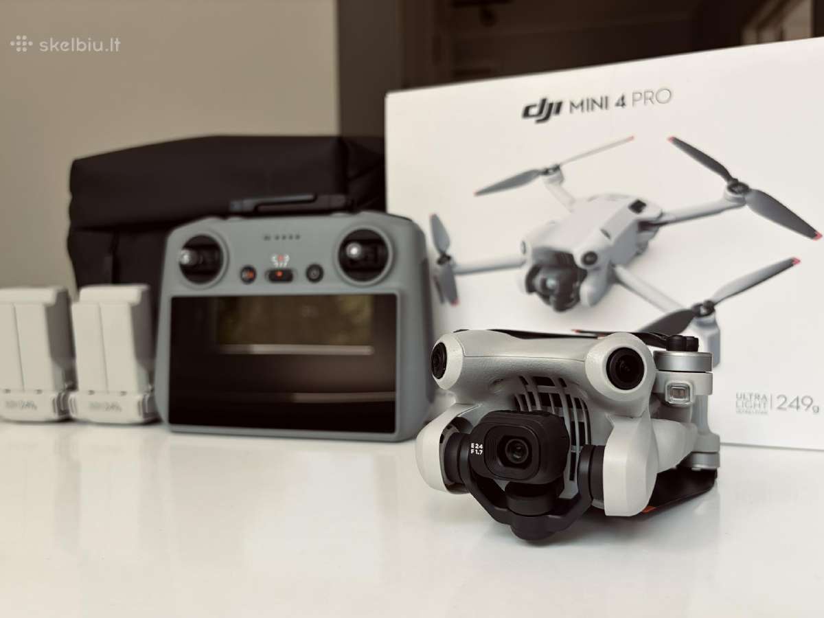 Parduodamas Dji mini 4 Pro Fly More Combo + Nd! - nuotraukos Nr. 4