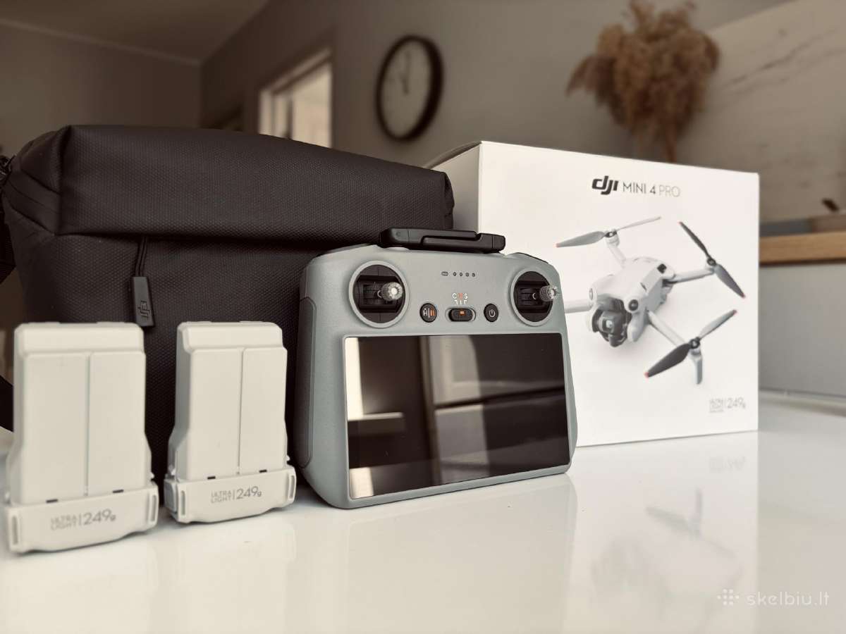 Parduodamas Dji mini 4 pro More Combo dronas! - nuotraukos Nr. 5