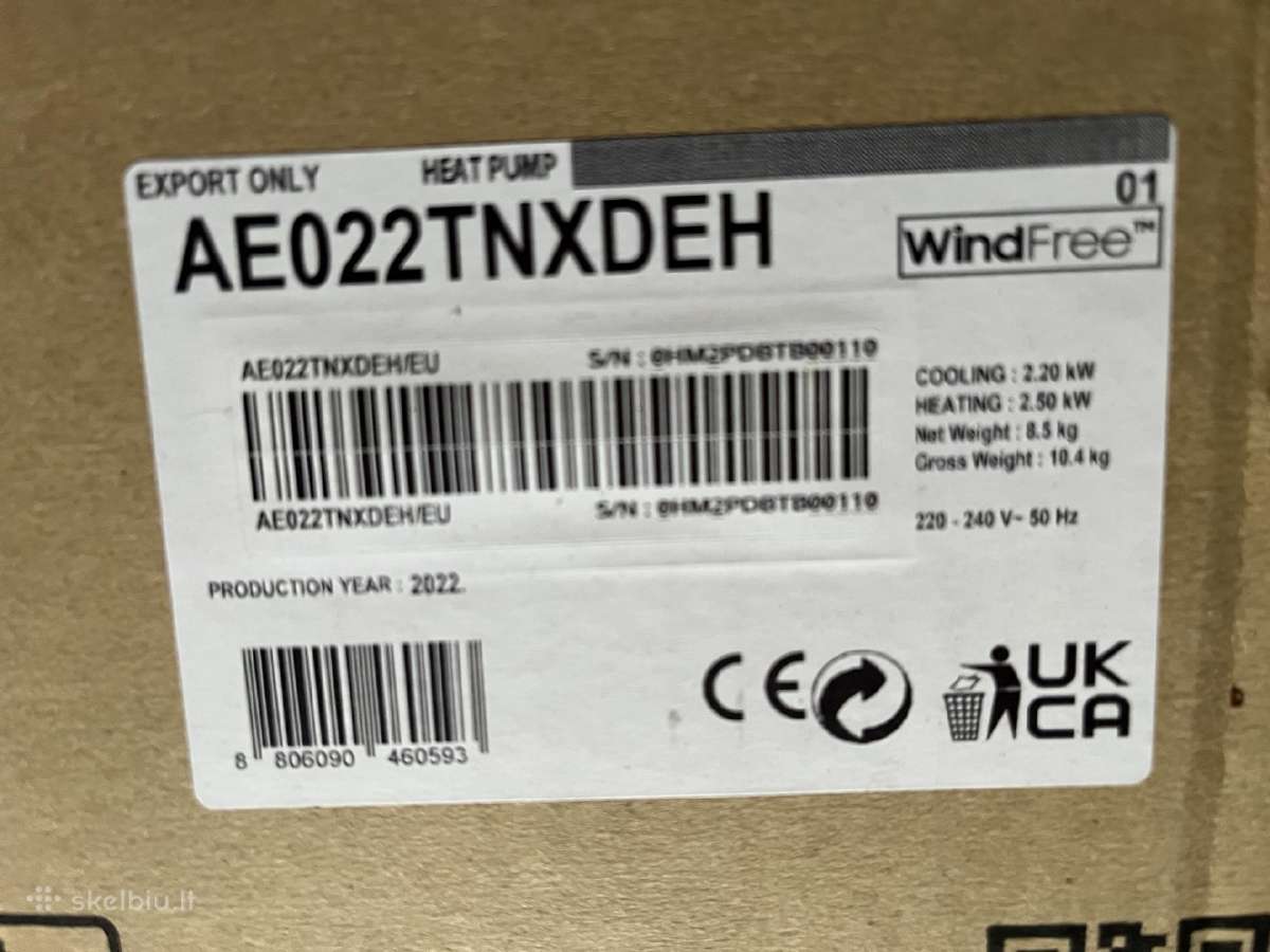 Samsung Windfree Kondicionierius-tik vidinė dalis - nuotraukos Nr. 2
