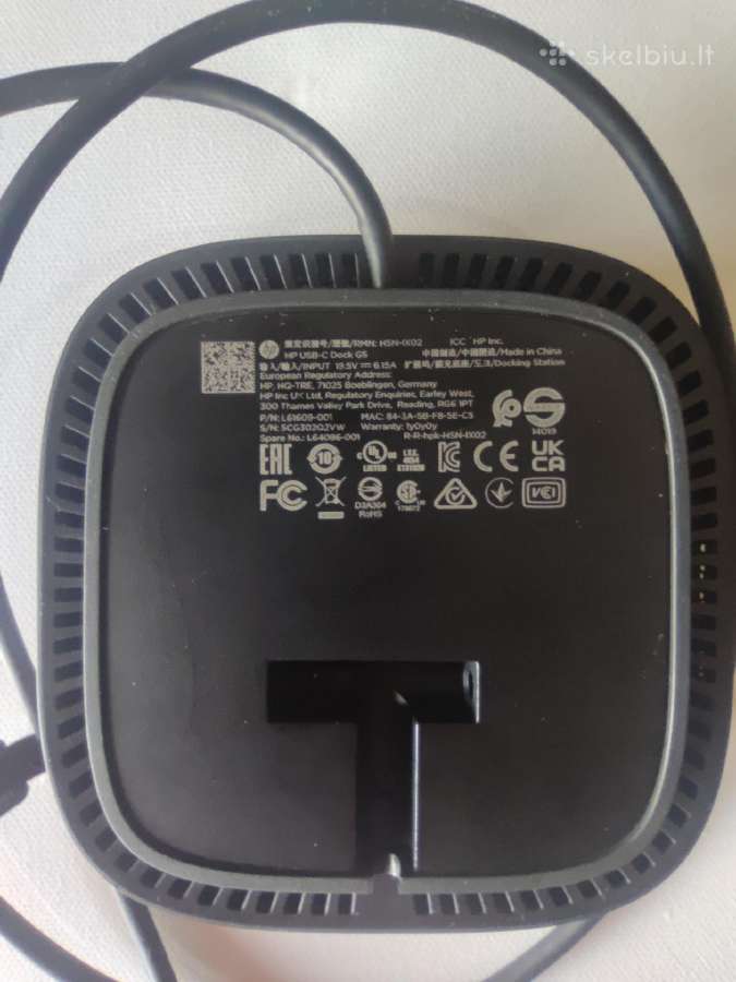 Hp Usb-c Dock G5 120 W - nuotraukos Nr. 2