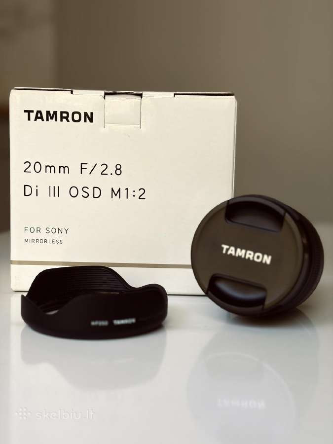 Tamron 20mm F/2.8 Di III Osd M1:2 objektyvas - nuotraukos Nr. 4