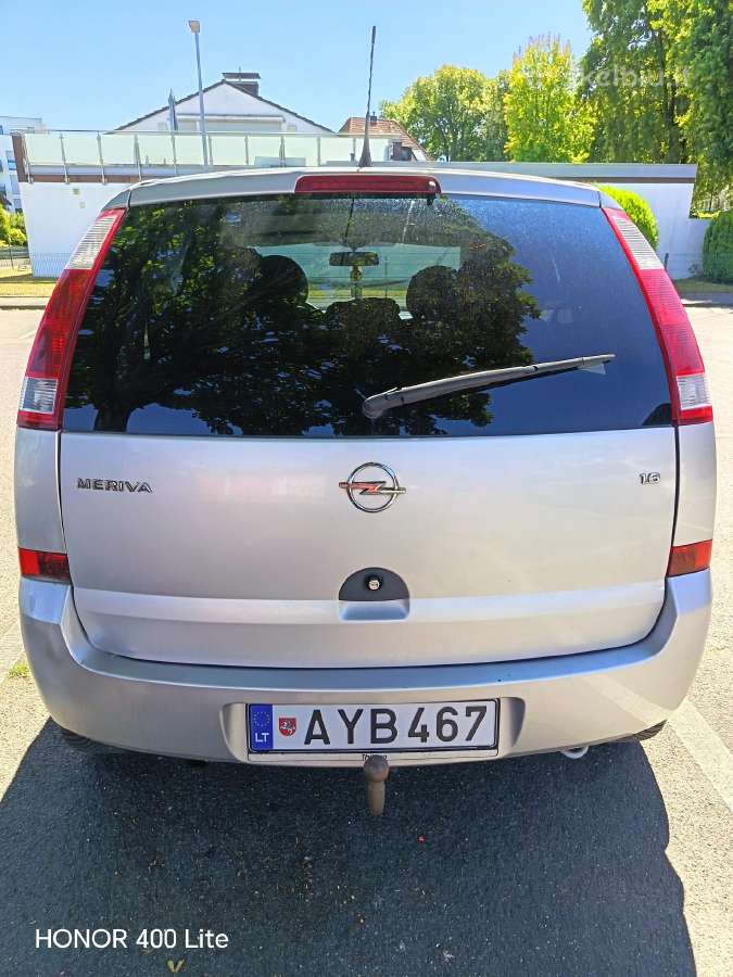 Parduodu automobilį. Opel meriva. 1.6 bendzinas - nuotraukos Nr. 9