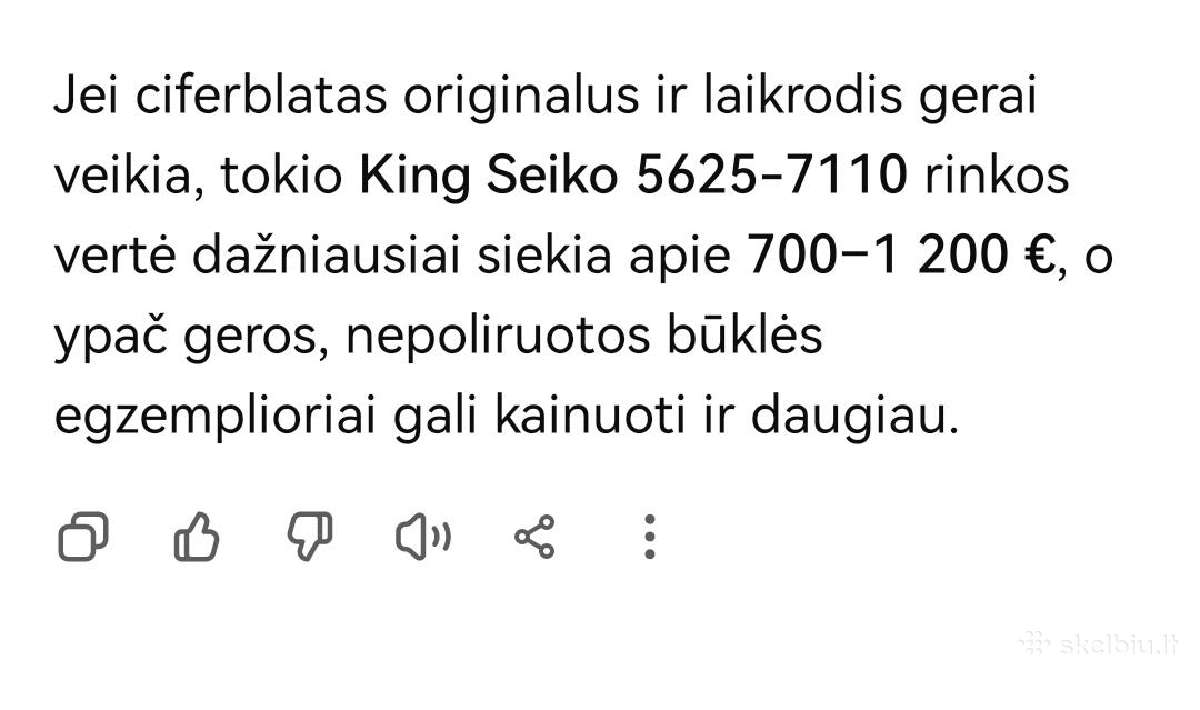 King Seiko 5625-7110 - nuotraukos Nr. 6