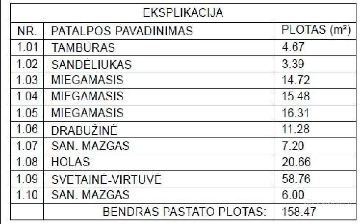 Sklypas su požeminiu rūsiu ir projektu namui - nuotraukos Nr. 9