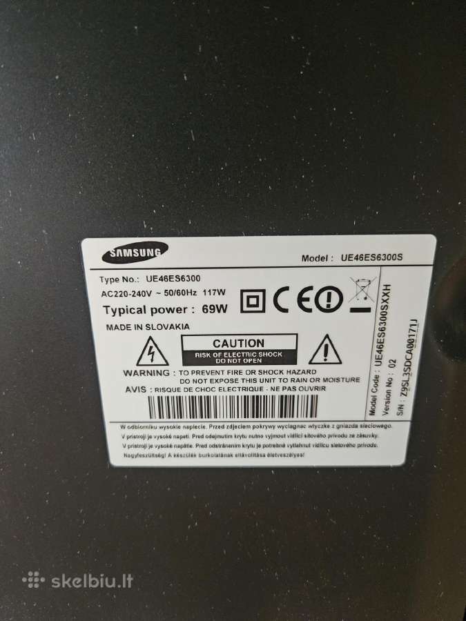 Televizorius samsung 46colių - nuotraukos Nr. 2