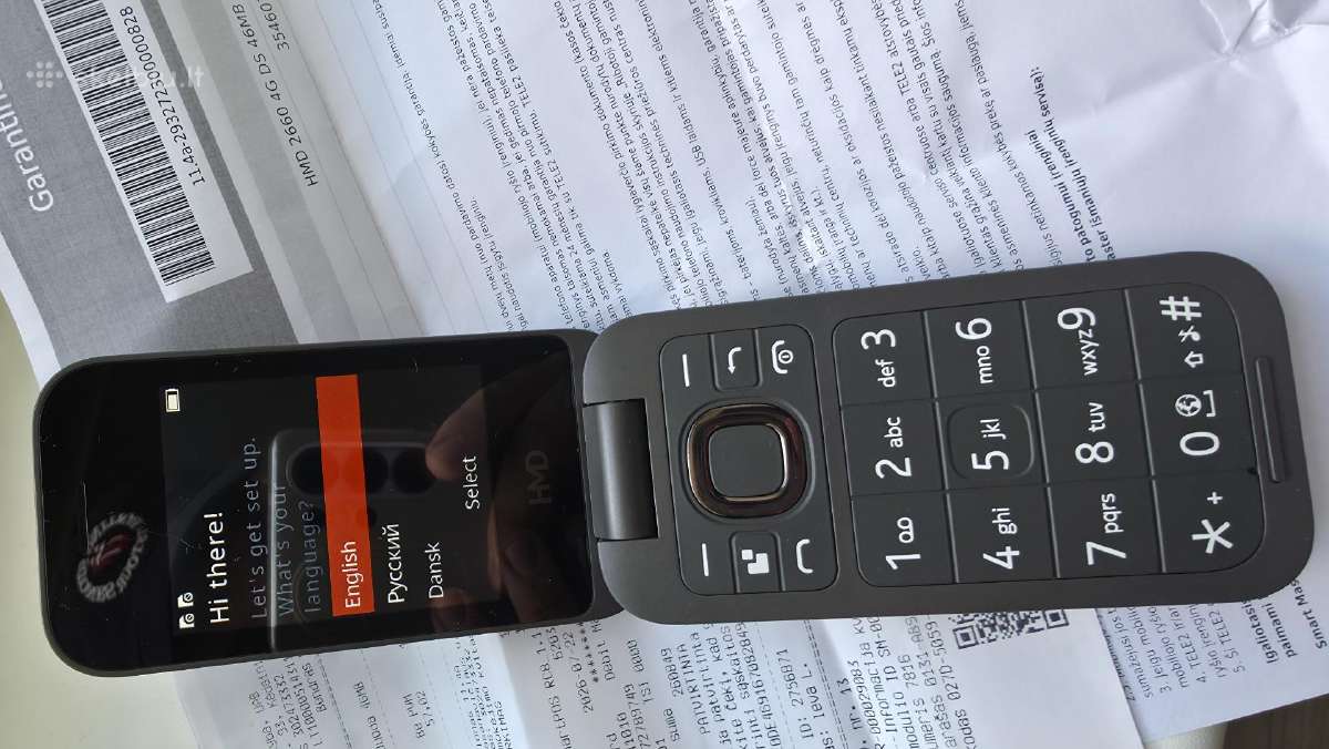 Mobilus telefonas Hmd Flip 2660 - nuotraukos Nr. 3