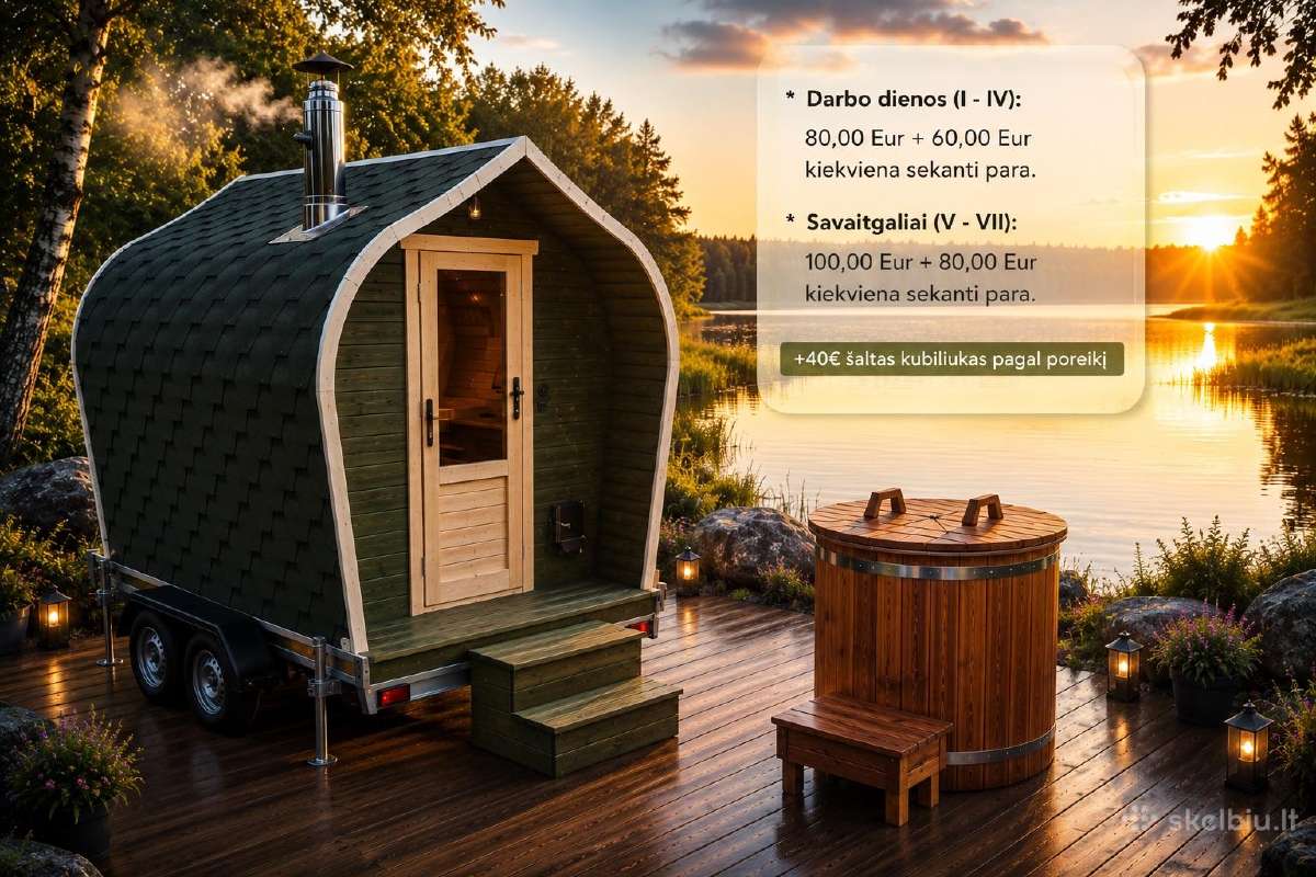 Pirties ir kubilo nuoma - kaina nuo 60€! Pristatom - nuotraukos Nr. 5