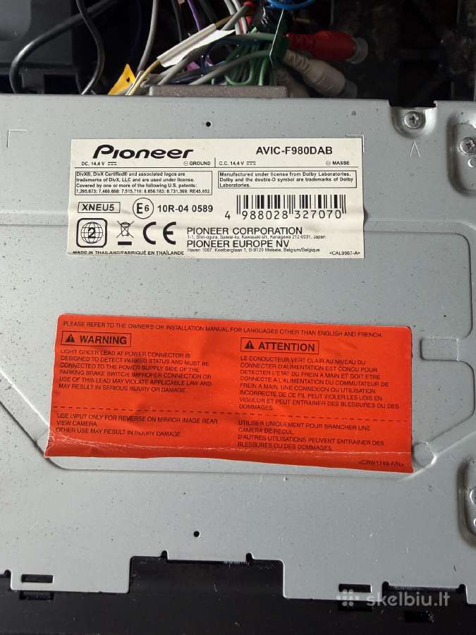 MB sprinter Pioneer Avic-f980dab - nuotraukos Nr. 4