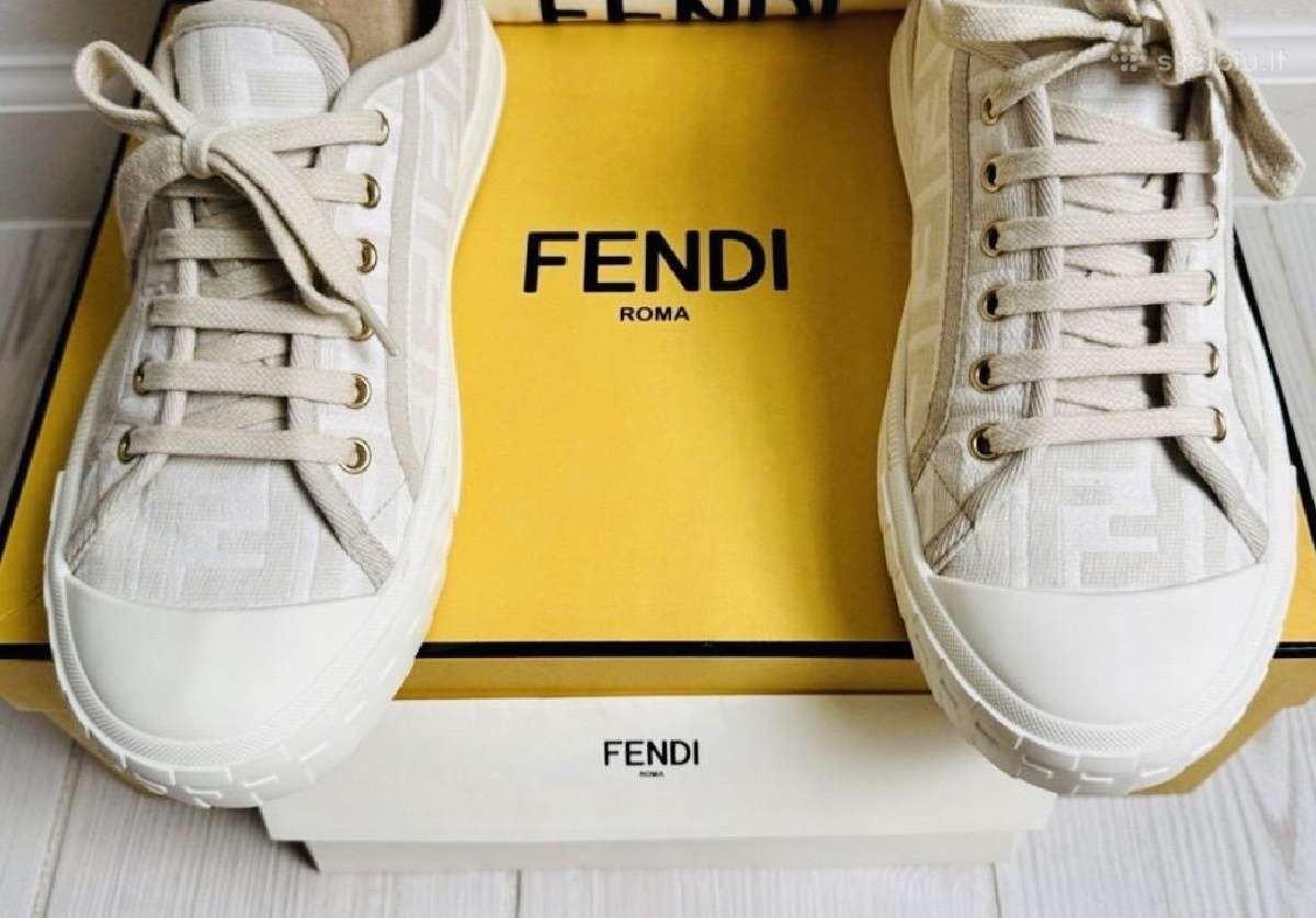 Originalūs Fendi Domino Ff Jacquard sportbačiai - nuotraukos Nr. 15