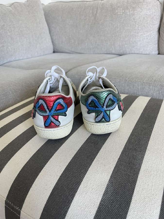 Originalūs Gucci Ace Embroidered Floral kedai - nuotraukos Nr. 6