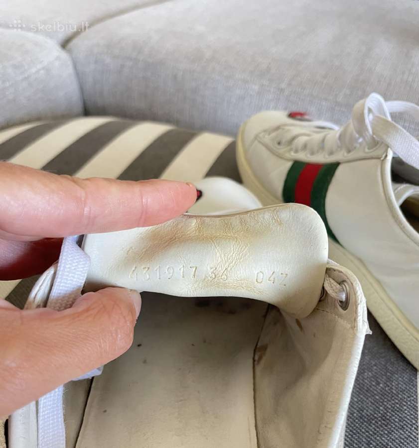 Originalūs Gucci Ace Embroidered Floral kedai - nuotraukos Nr. 9