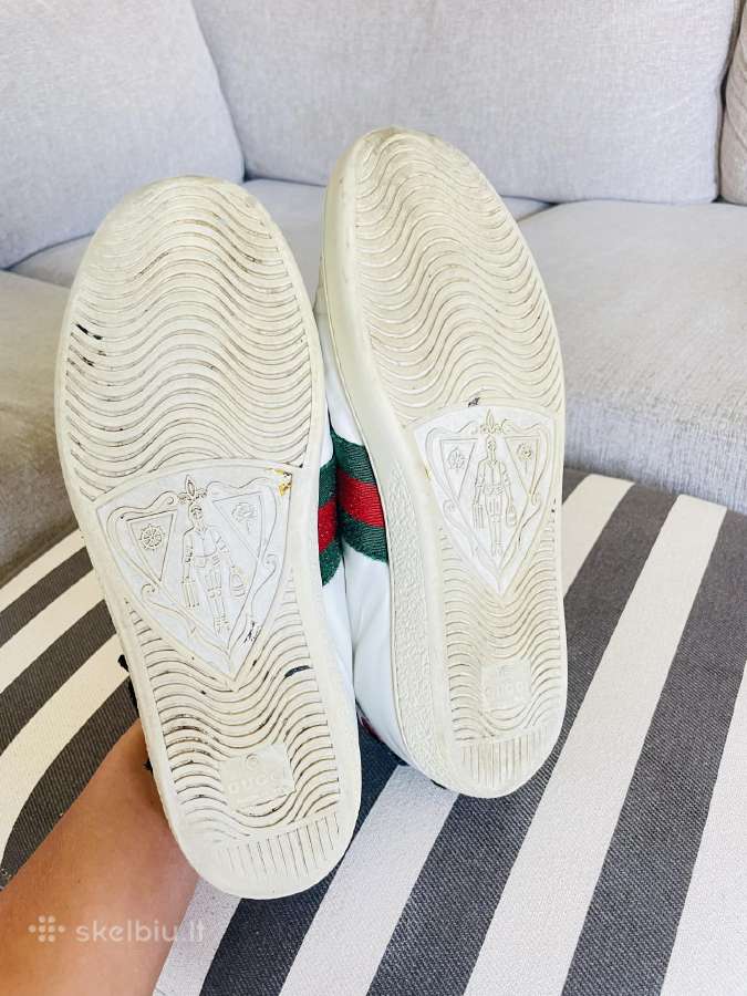 Originalūs Gucci Ace Embroidered Floral kedai - nuotraukos Nr. 10