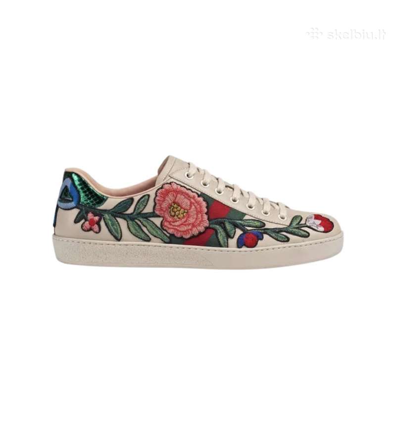Originalūs Gucci Ace Embroidered Floral kedai - nuotraukos Nr. 14