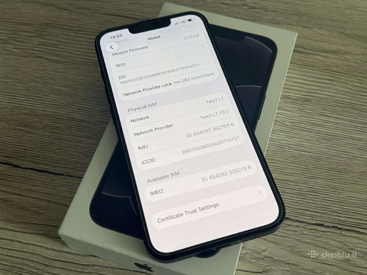 Parduodu iPhone 17e 256 GB - nuotraukos Nr. 6