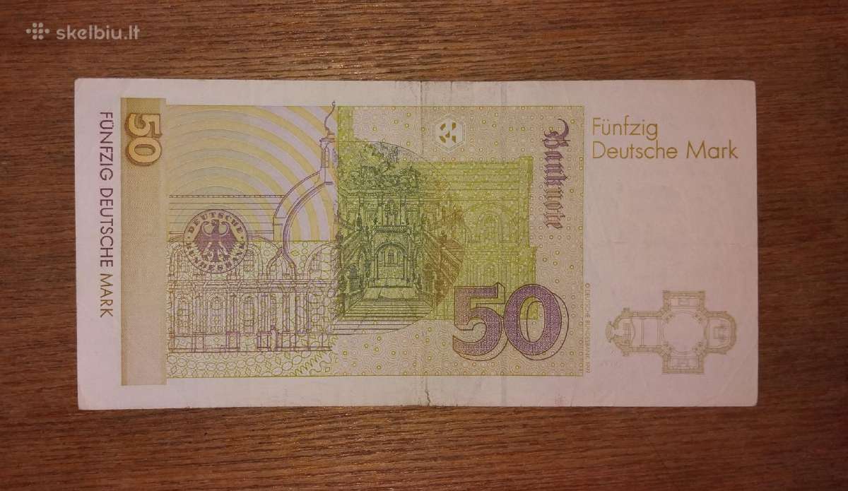 Vokietijos 50 markių banknotas - nuotraukos Nr. 2