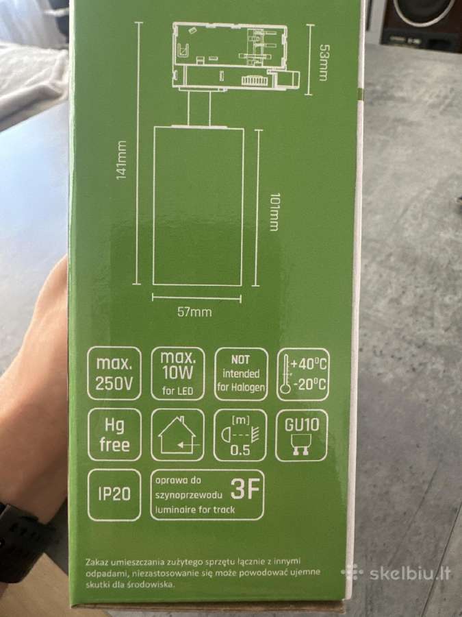 Madara altro LED gu10 lempa 10w max daug vienetų - nuotraukos Nr. 2