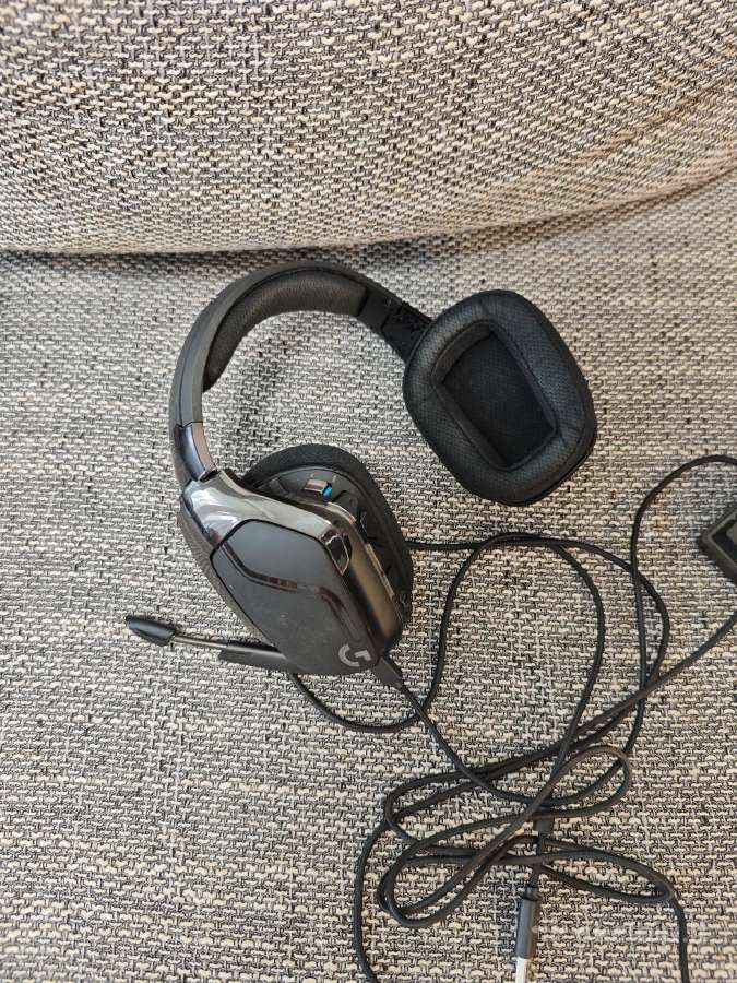 Logitech G635 Wired Rgb Gaming ausinės su defektu - nuotraukos Nr. 2