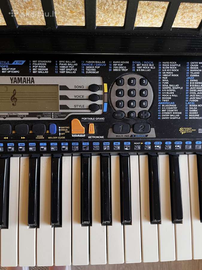 Yamaha Portatone Psr-79 - nuotraukos Nr. 3