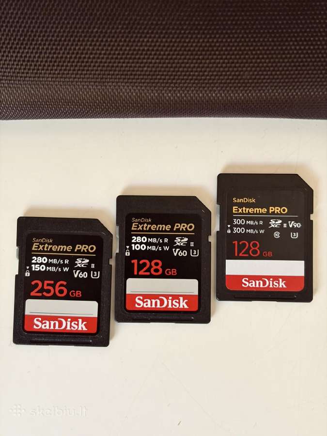 Sandisk Extreme Pro Uhs-II V60/v90 kortelės - nuotraukos Nr. 2