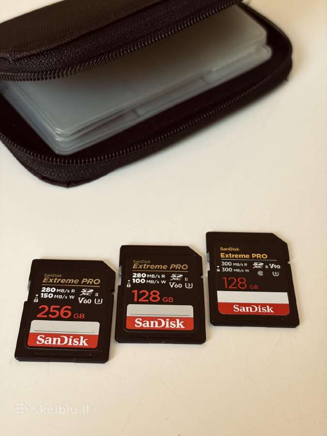 Sandisk Extreme Pro Uhs-II V60/v90 kortelės - nuotraukos Nr. 3
