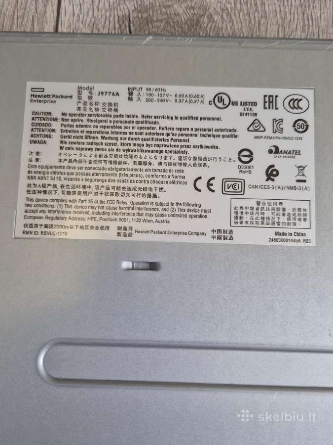 Aruba 2530-24g(modelis J9776a) switch - nuotraukos Nr. 3