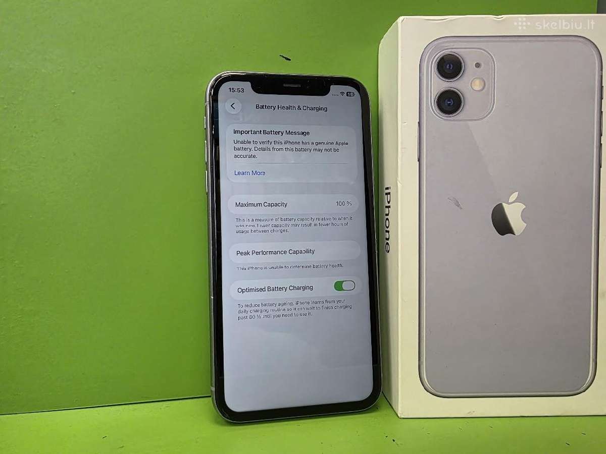 Apple iPhone 11 128gb su Garantija - nuotraukos Nr. 2