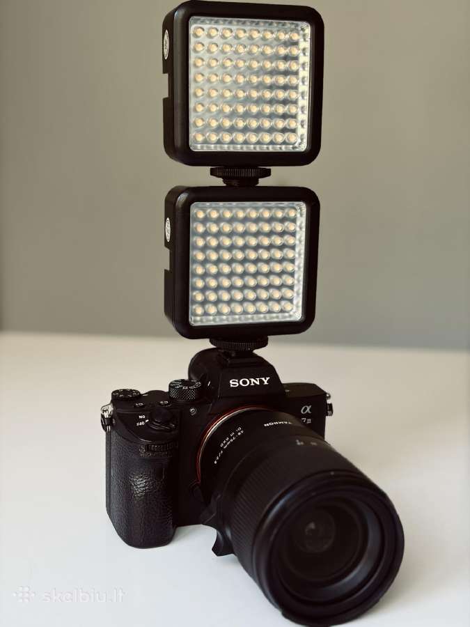 Godox Led64 ir Walimex Pro Led64 LED šviestuvai - nuotraukos Nr. 2