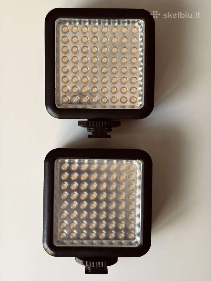 Godox Led64 ir Walimex Pro Led64 LED šviestuvai - nuotraukos Nr. 2