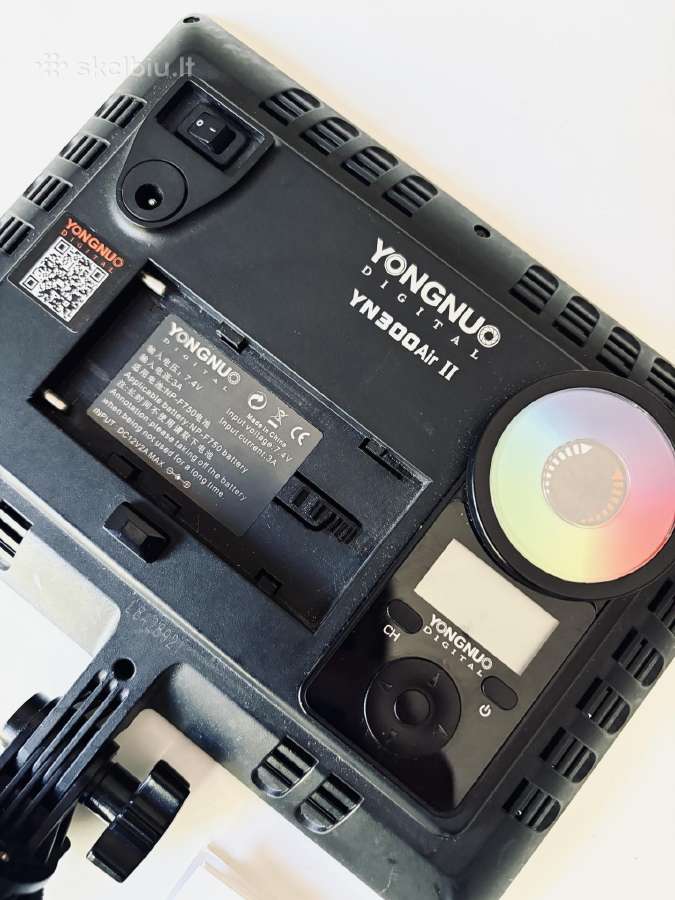 Yongnuo Yn300 Air II LED video šviestuvas - nuotraukos Nr. 2