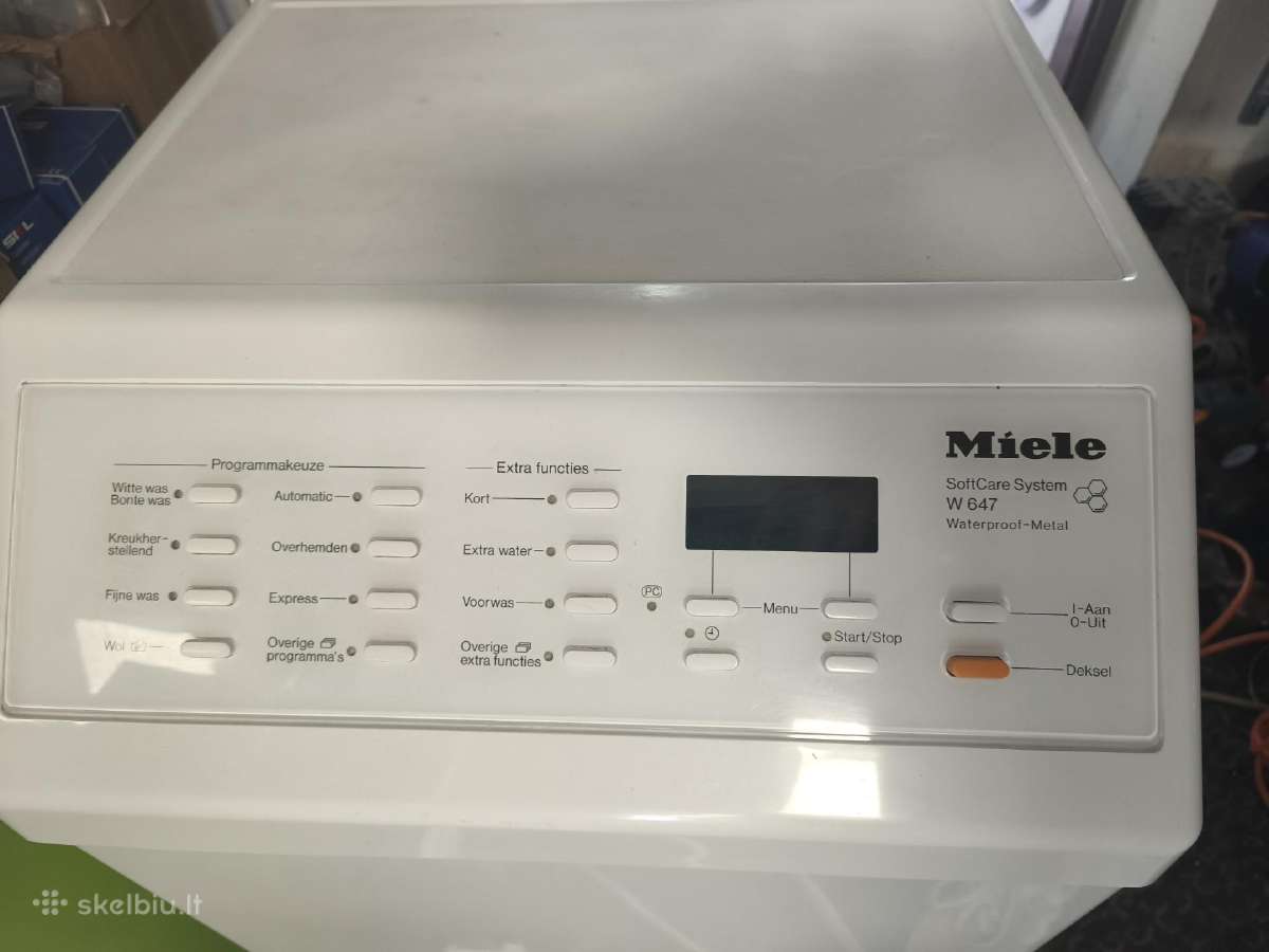 Skalbimo mašna Miele W647 - nuotraukos Nr. 10