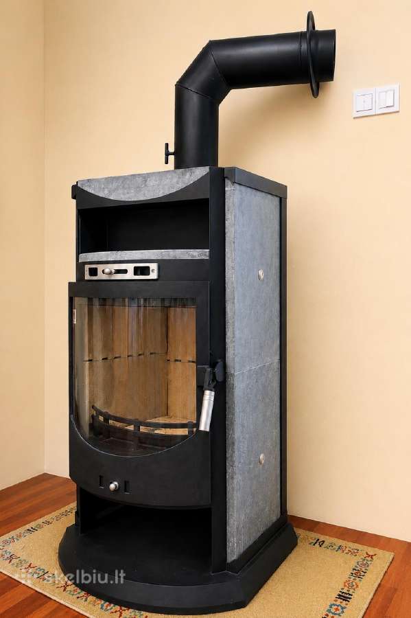 Fireplace Dominica 9 kw muilo akmens krosnelė - nuotraukos Nr. 3