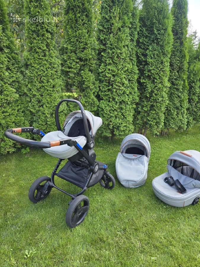 Parduodamas vežimėlis Verdi Future 3in1 (Eco oda) - nuotraukos Nr. 12