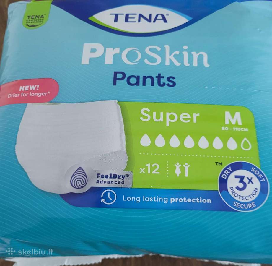 Sauskelnės-kelnaitės, Tena Pants, M arba L dydis - nuotraukos Nr. 2