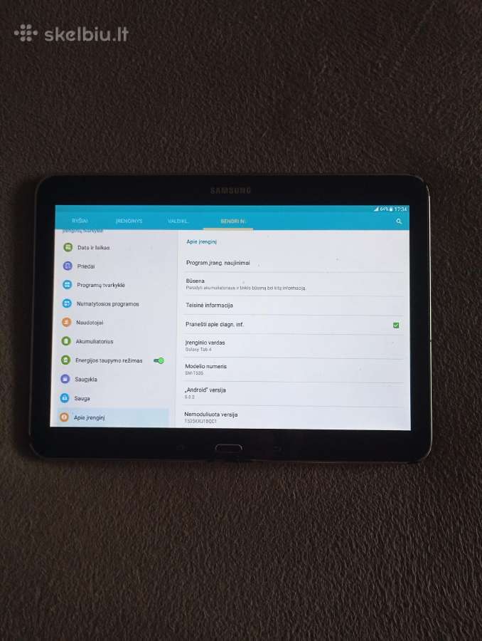 Samsung tab 4 - nuotraukos Nr. 2