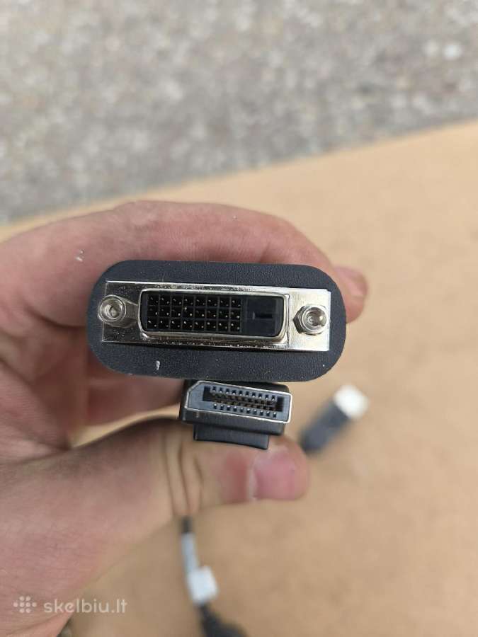 Maitinimo, Vga, Usb, Dvi-d laidai ir Displayport–d - nuotraukos Nr. 13