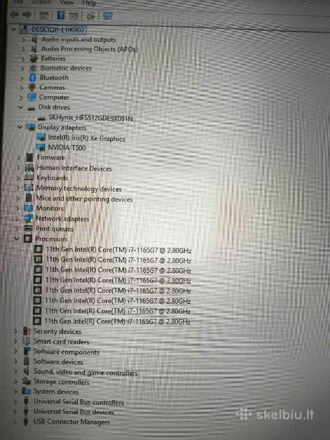 P15s 15.6 Ips i7-1165g7 32gb 512gb T500 4gb 16% - nuotraukos Nr. 5