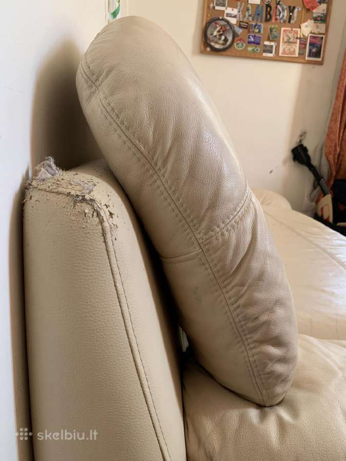 Odinė sofa - nuotraukos Nr. 2