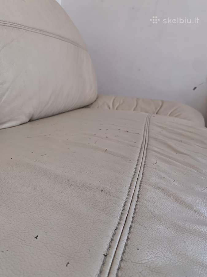 Odinė sofa - nuotraukos Nr. 4