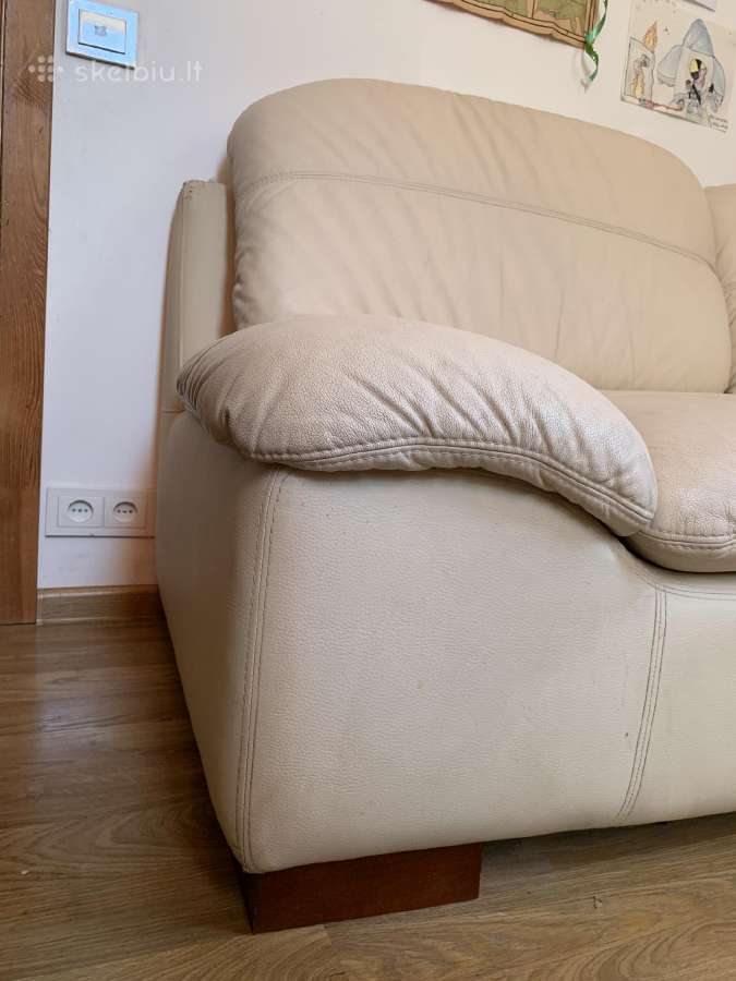 Odinė sofa - nuotraukos Nr. 5