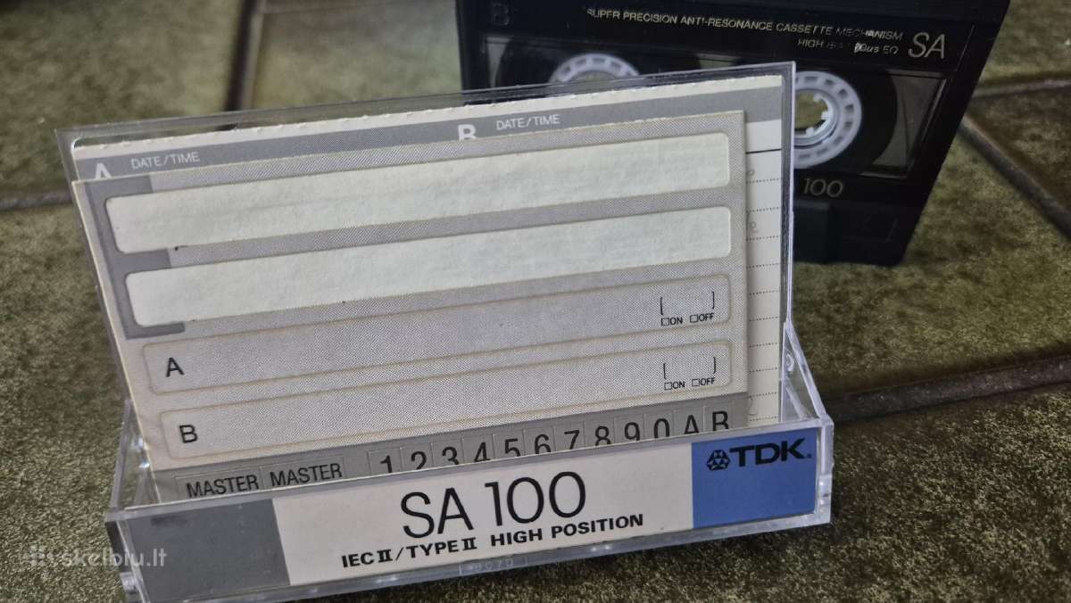 Tdk Basf kasetės su įrašais - nuotraukos Nr. 3