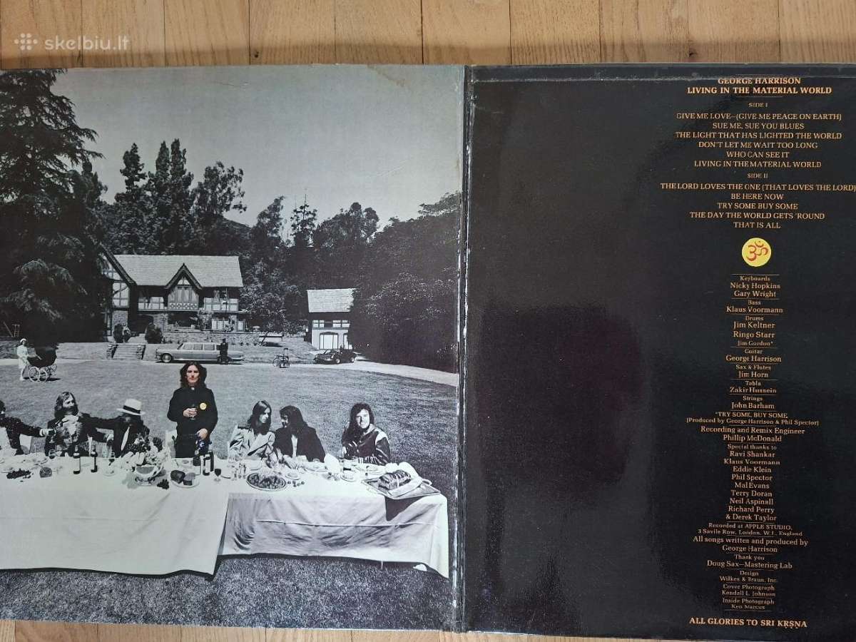 George Harrison 1973 "Living In The Material World - nuotraukos Nr. 2
