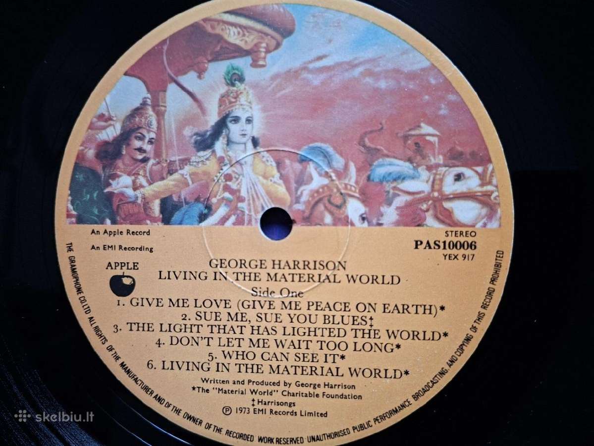 George Harrison 1973 "Living In The Material World - nuotraukos Nr. 4