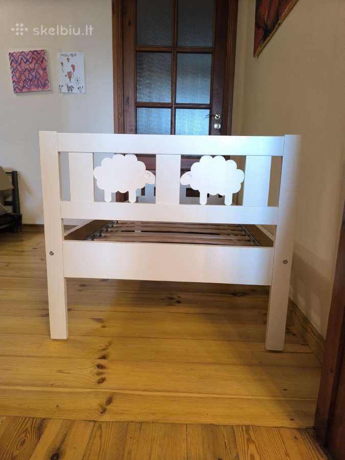 Vaikiška lovytė 160x70 Ikea Kritter su čiužiniu - nuotraukos Nr. 6