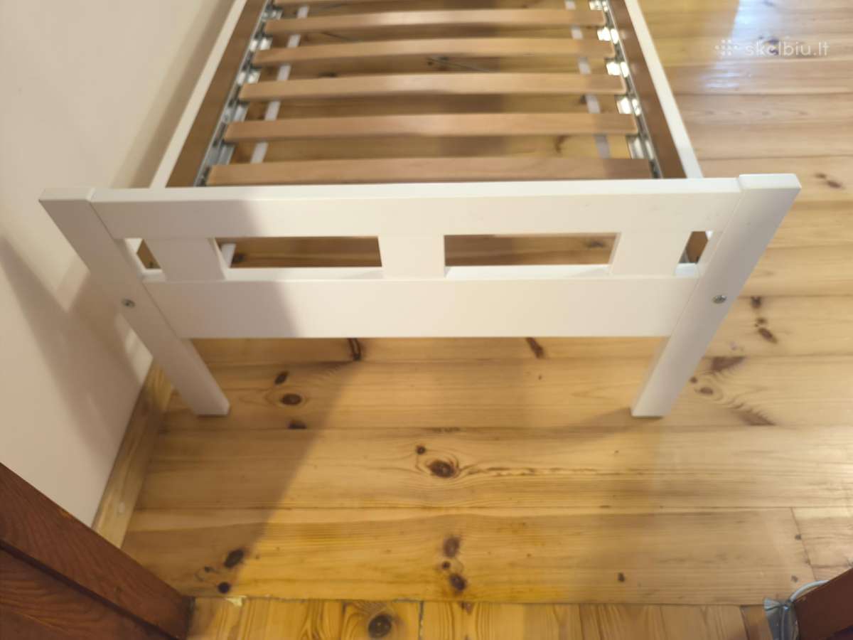 Vaikiška lovytė 160x70 Ikea Kritter su čiužiniu - nuotraukos Nr. 7