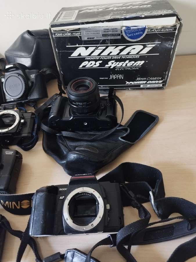 Vintažiniai fotoaparatai - nuotraukos Nr. 4